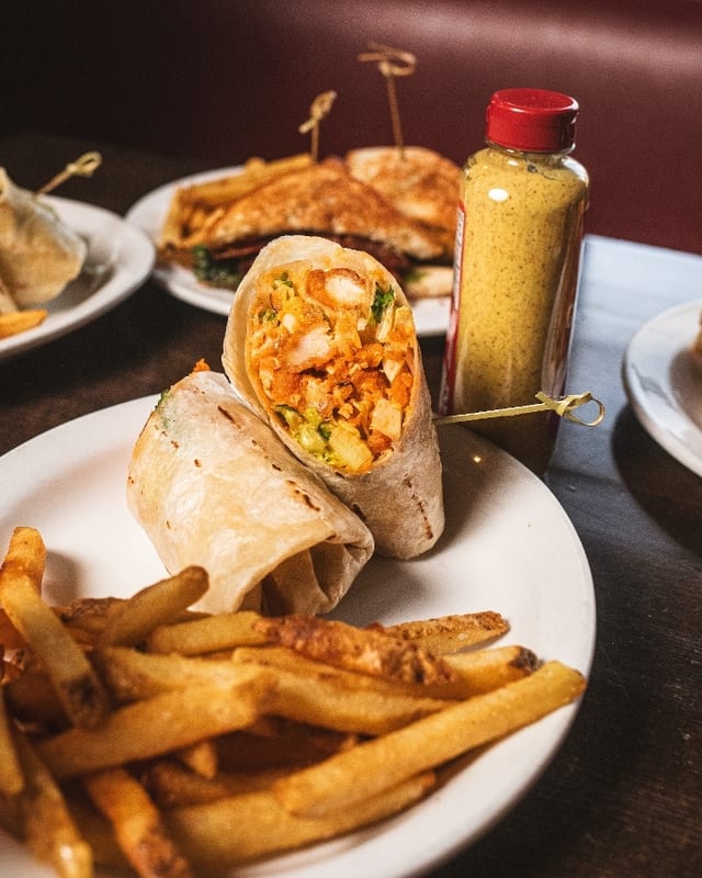 Buffalo Fried Chicken Wrap.