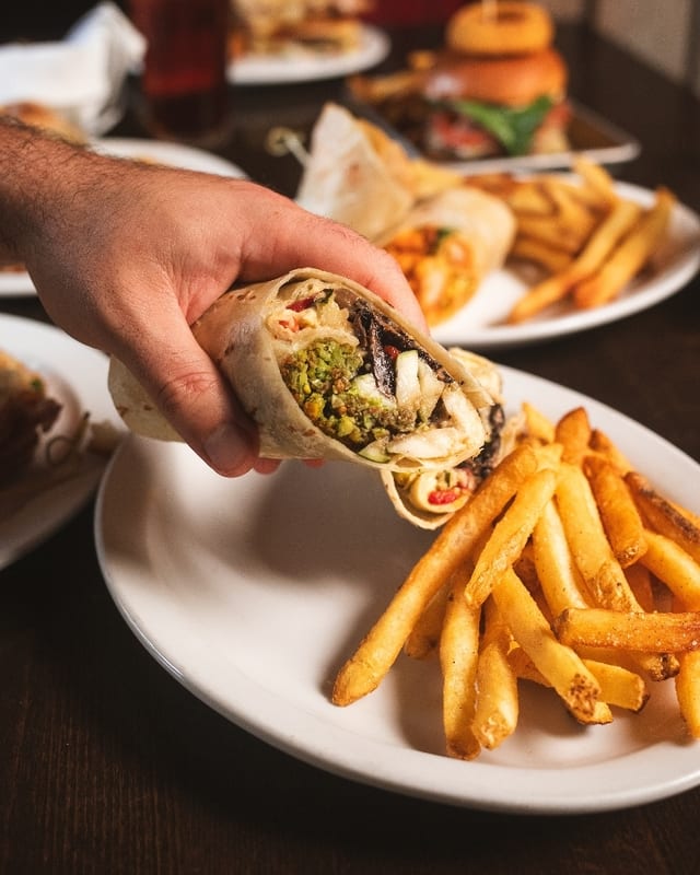 Grilled Vegetable Wrap.