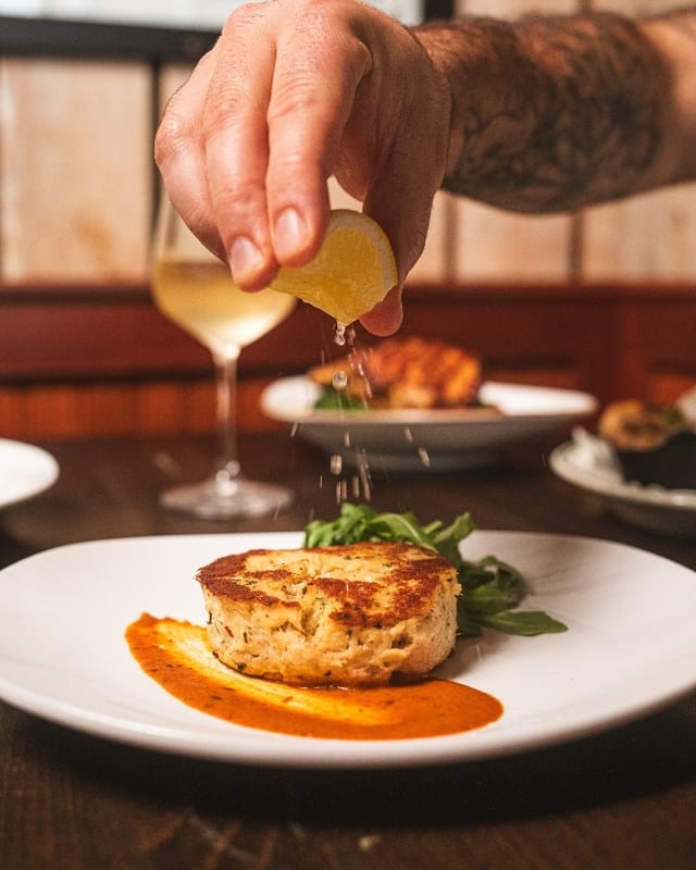 Crab Cake App.