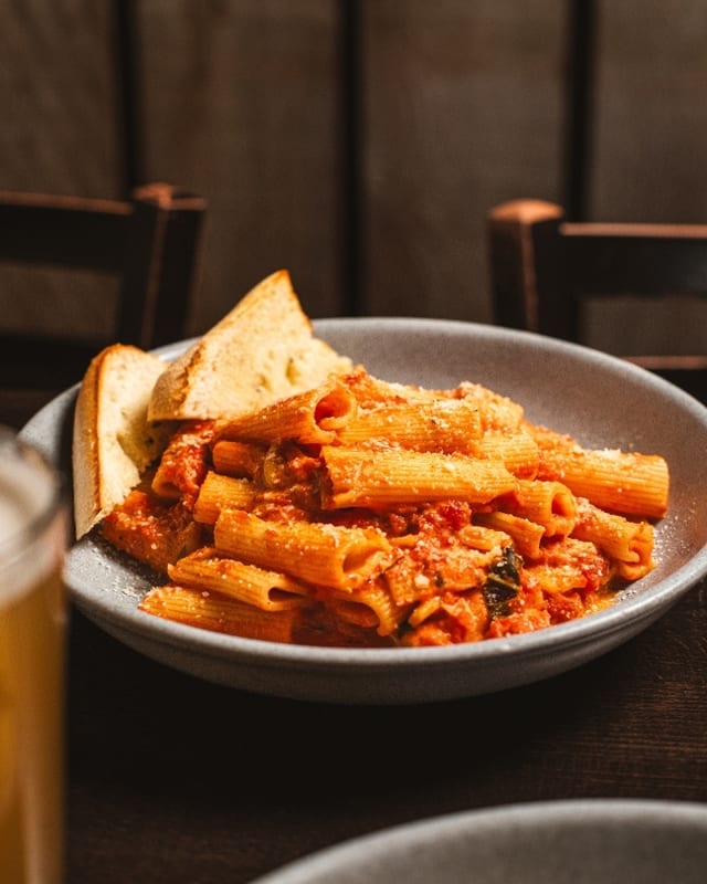 Rigatoni Vodka.