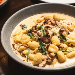 Creamy Mushroom Gnocchi