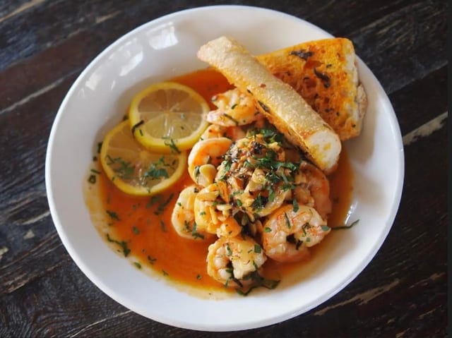 Garlic Shrimp.