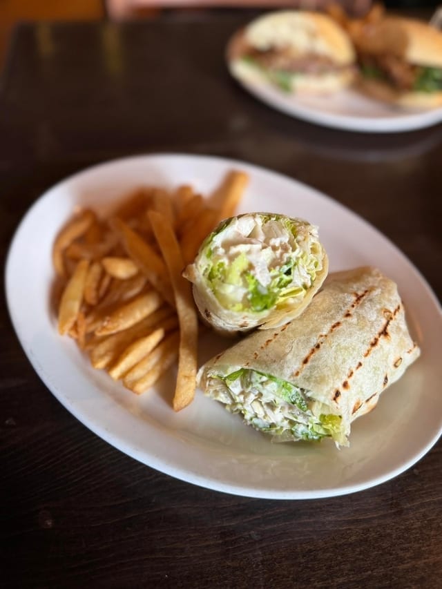 Chicken Caesar Wrap.