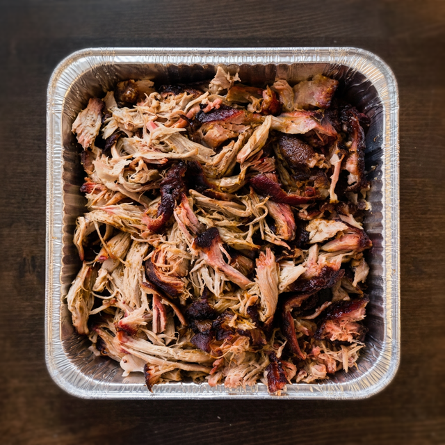 Pulled Pork Shoulder.
