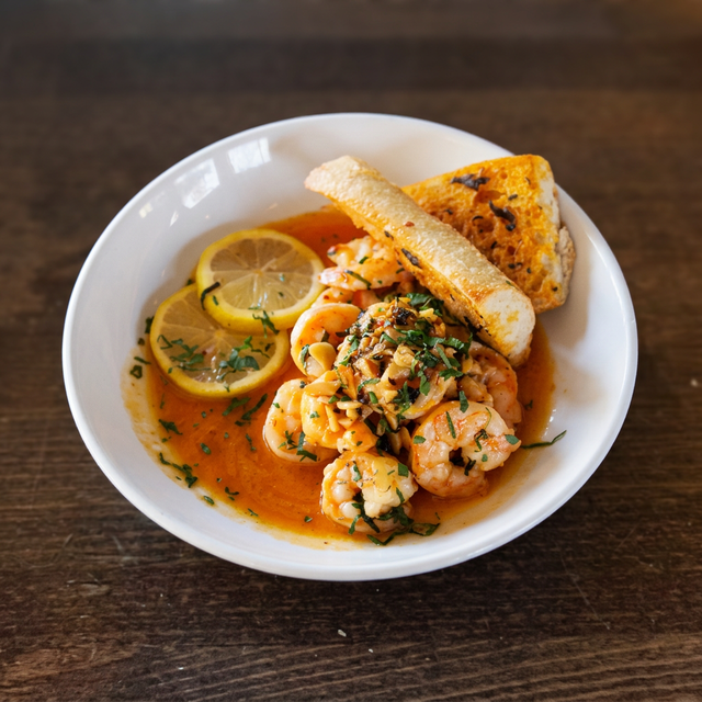 Garlic Shrimp.