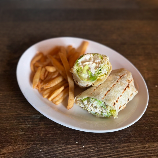 Chicken Caesar Wrap.